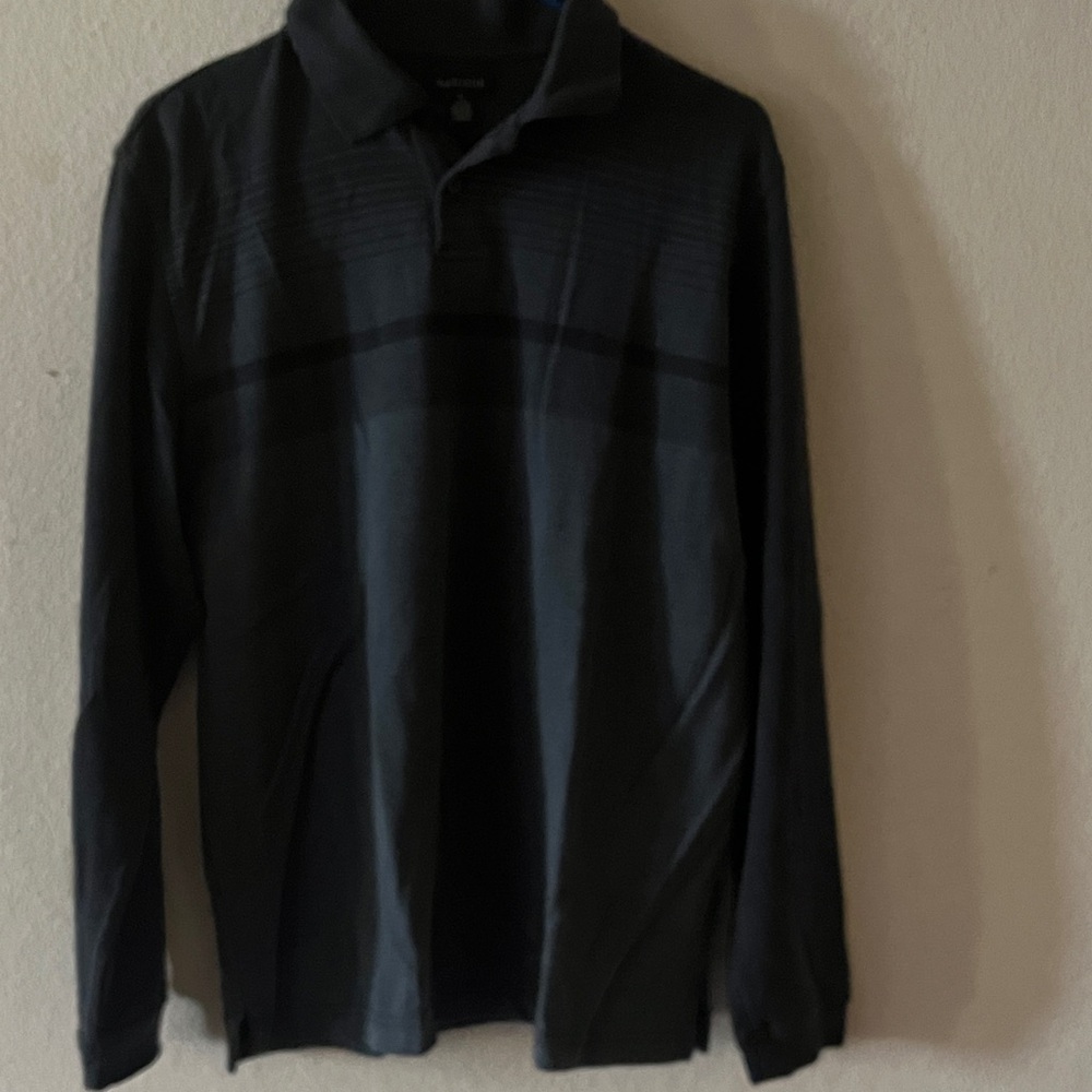 Van Heusen Dark Gray Long Sleeve Shirt